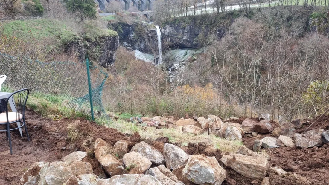 Cascade de salins travaux